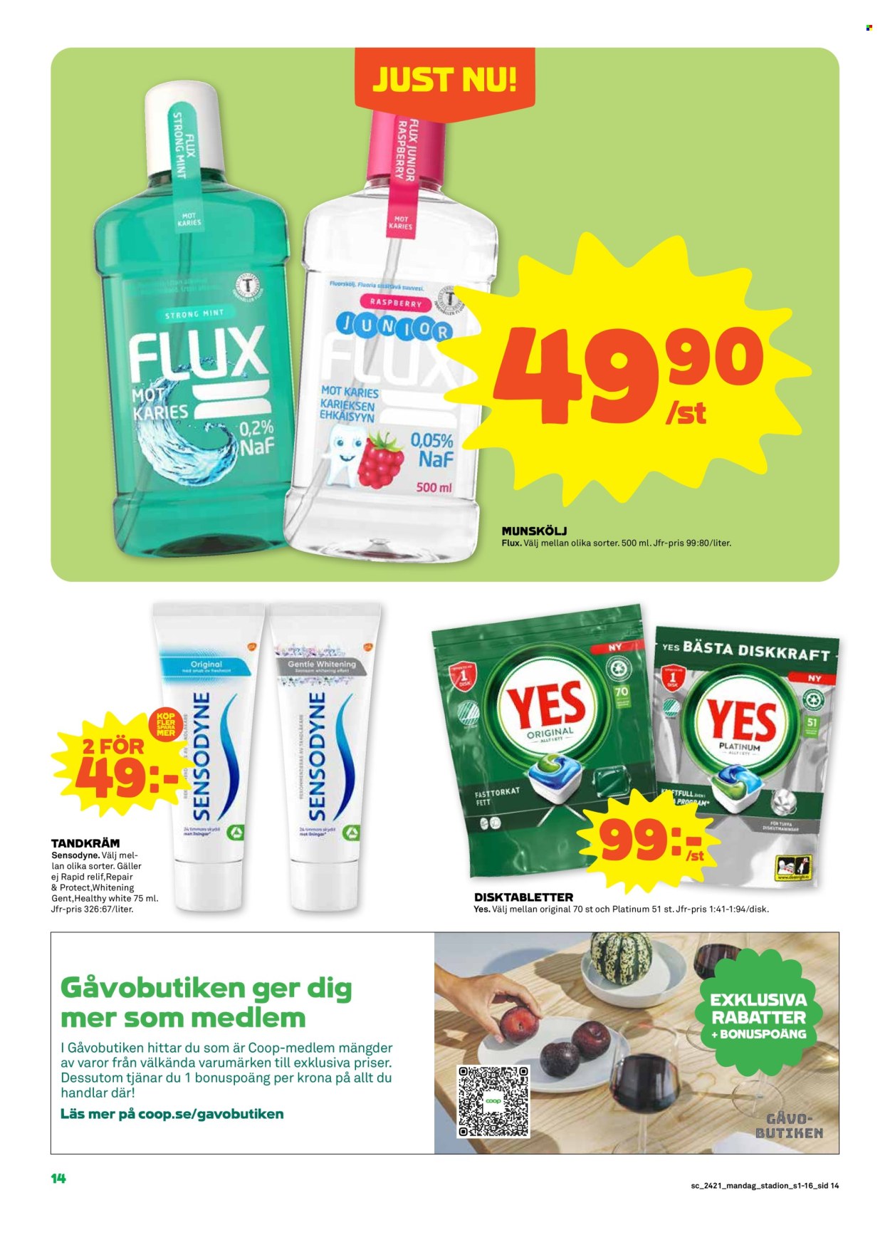 Coop reklamblad - 20/5 2024 - 26/5 2024. Sida 14