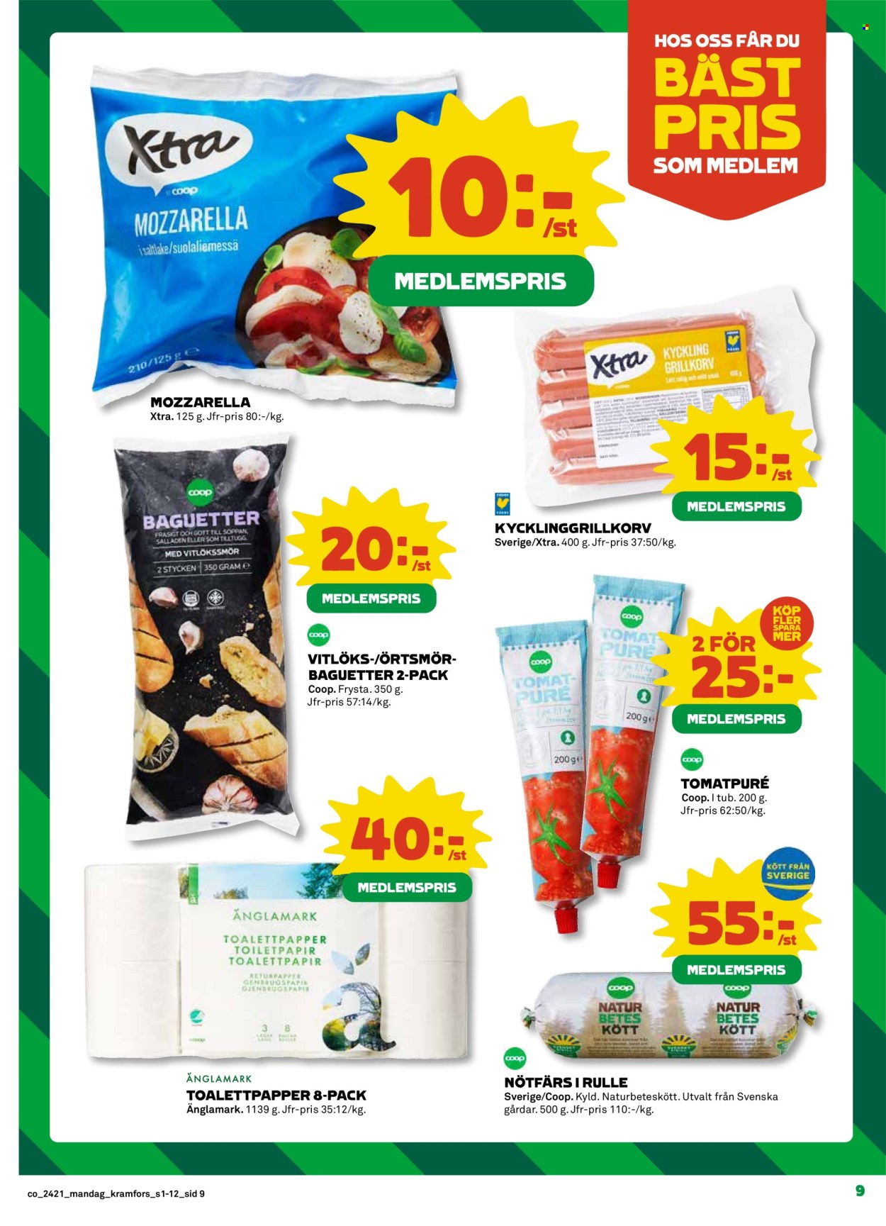 Coop reklamblad - 20/5 2024 - 26/5 2024. Sida 9