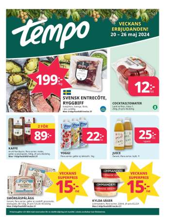 Tempo reklamblad - 20/5 2024 - 26/5 2024.