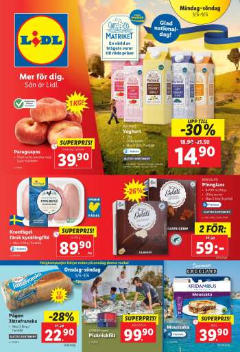 Lidl reklamblad - 3/6 2024 - 9/6 2024.