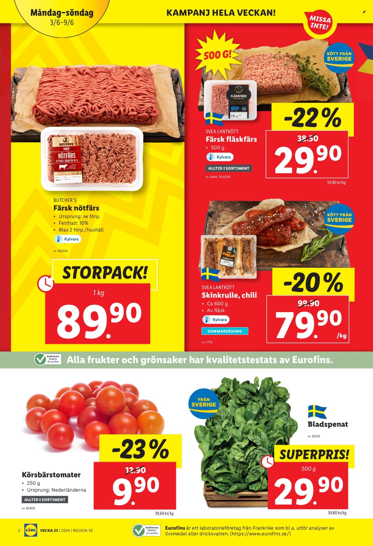 Lidl reklamblad - 3/6 2024 - 9/6 2024. Sida 2