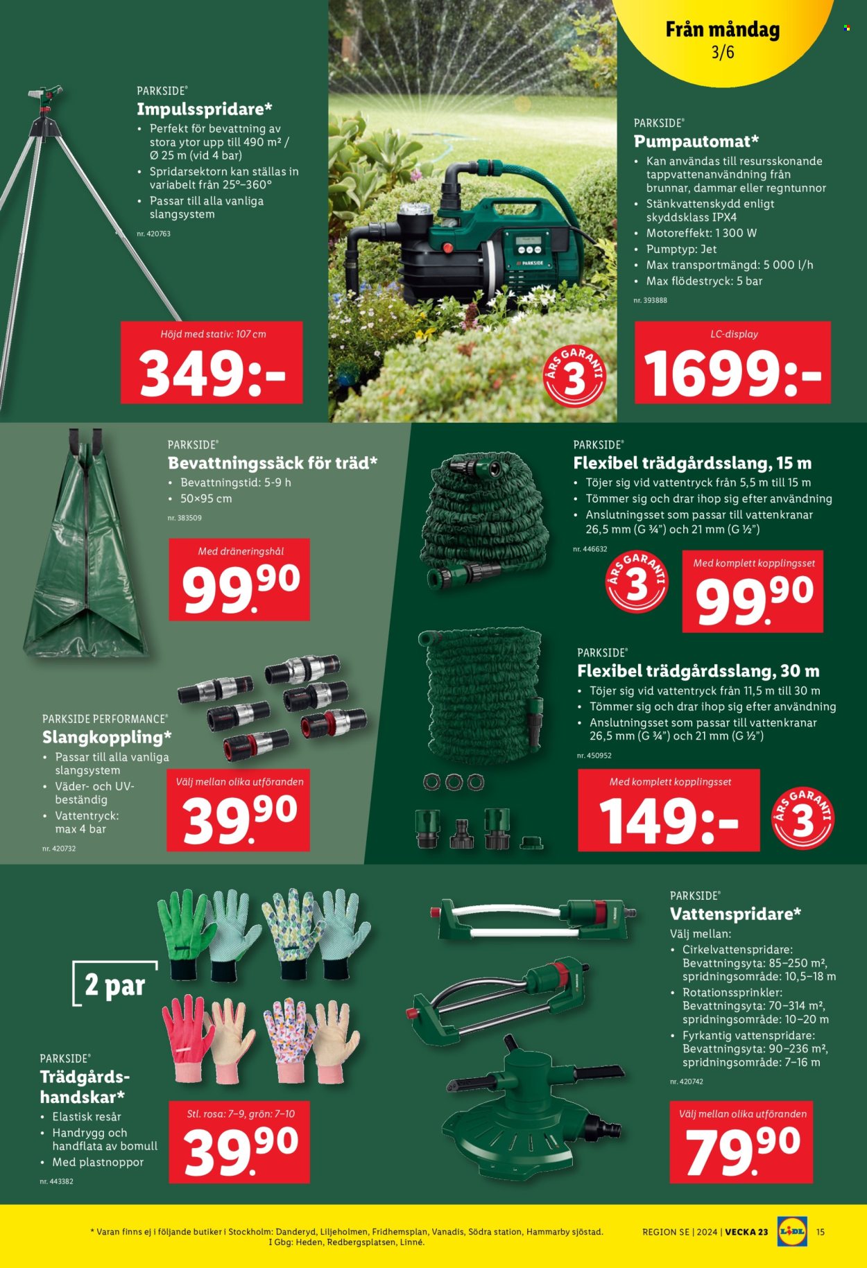Lidl reklamblad - 3/6 2024 - 9/6 2024. Sida 15