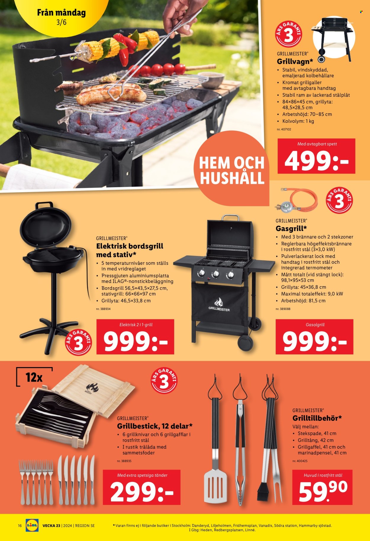 Lidl reklamblad - 3/6 2024 - 9/6 2024. Sida 16