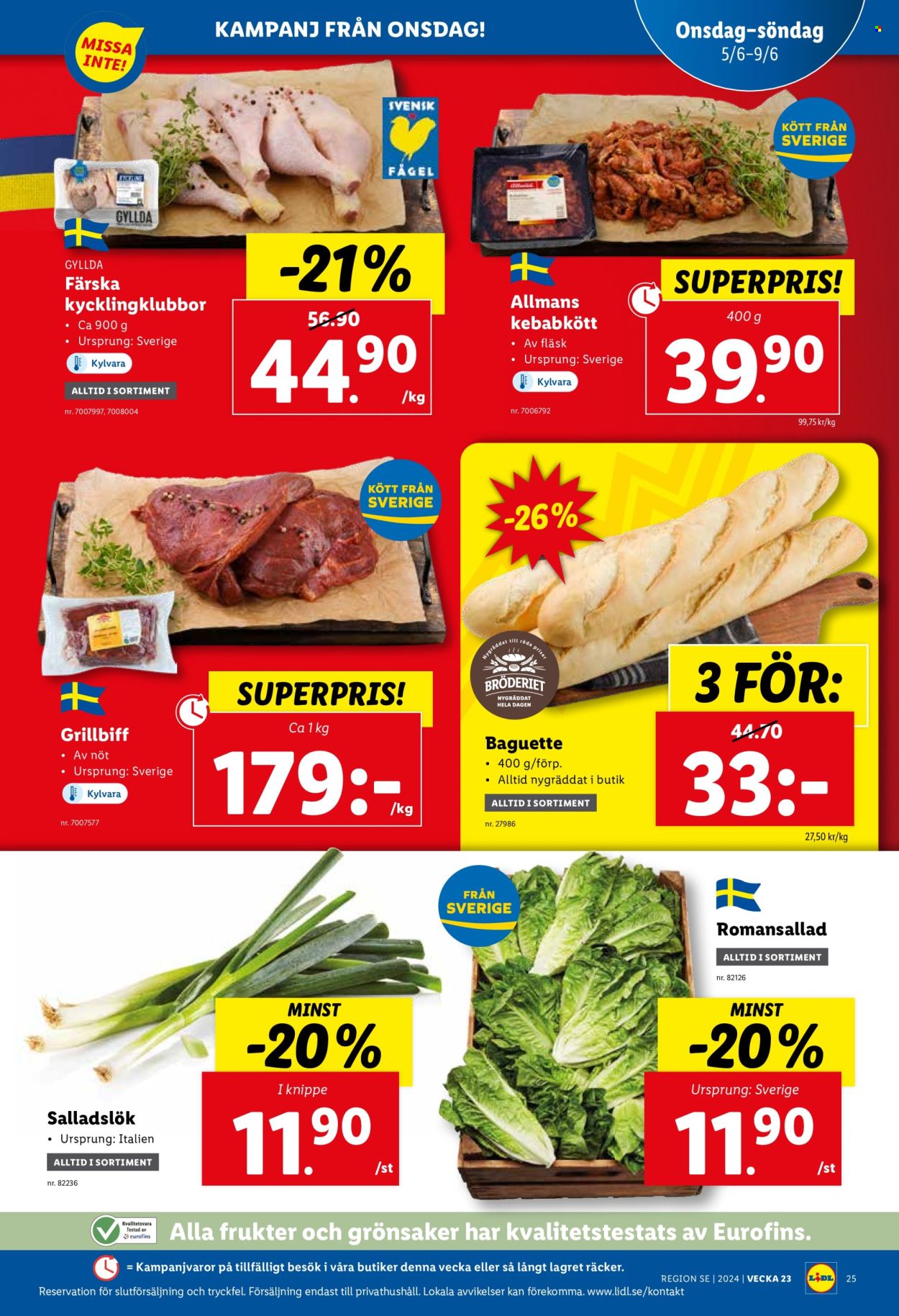 Lidl reklamblad - 3/6 2024 - 9/6 2024. Sida 25