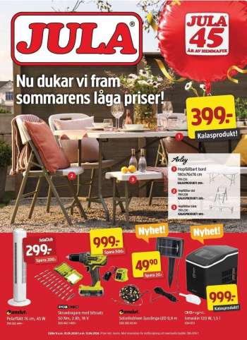 Jula reklamblad - 31/5 2024 - 13/6 2024.