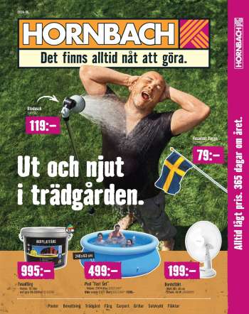 Hornbach reklamblad - 1/6 2024 - 26/6 2024.