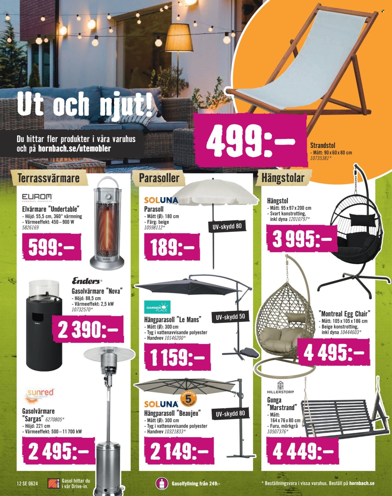 Hornbach reklamblad - 1/6 2024 - 26/6 2024. Sida 12