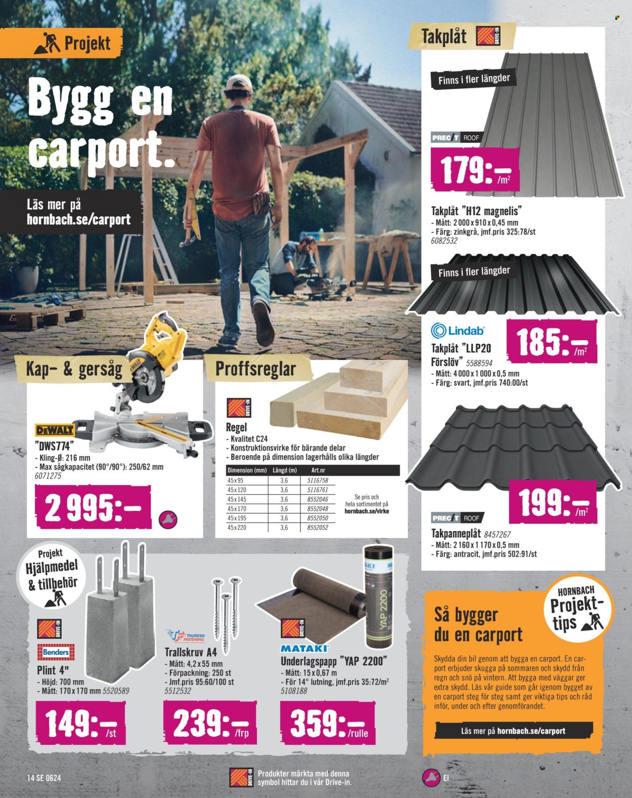 Hornbach reklamblad - 1/6 2024 - 26/6 2024. Sida 14