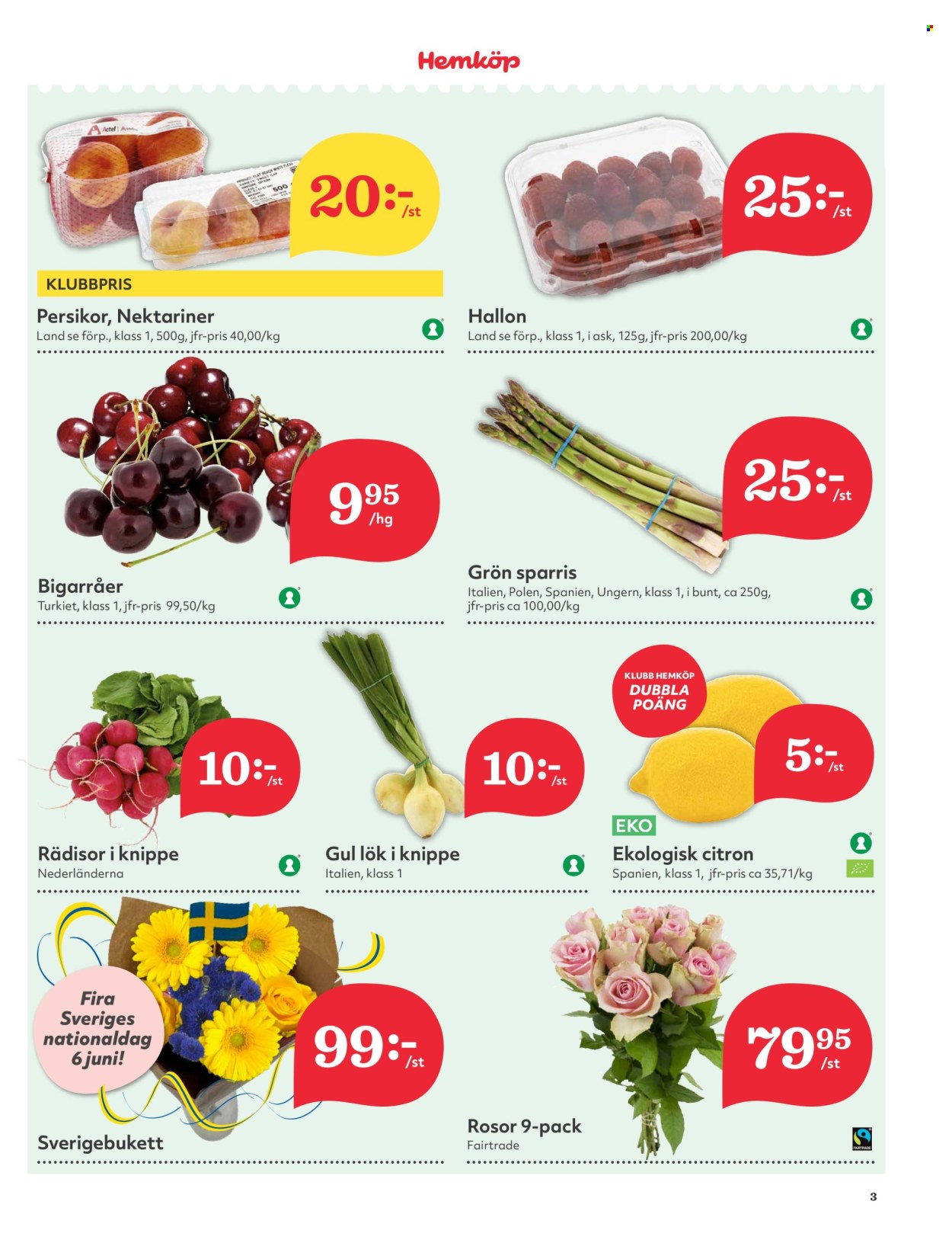 Hemköp reklamblad - 3/6 2024 - 9/6 2024. Sida 3