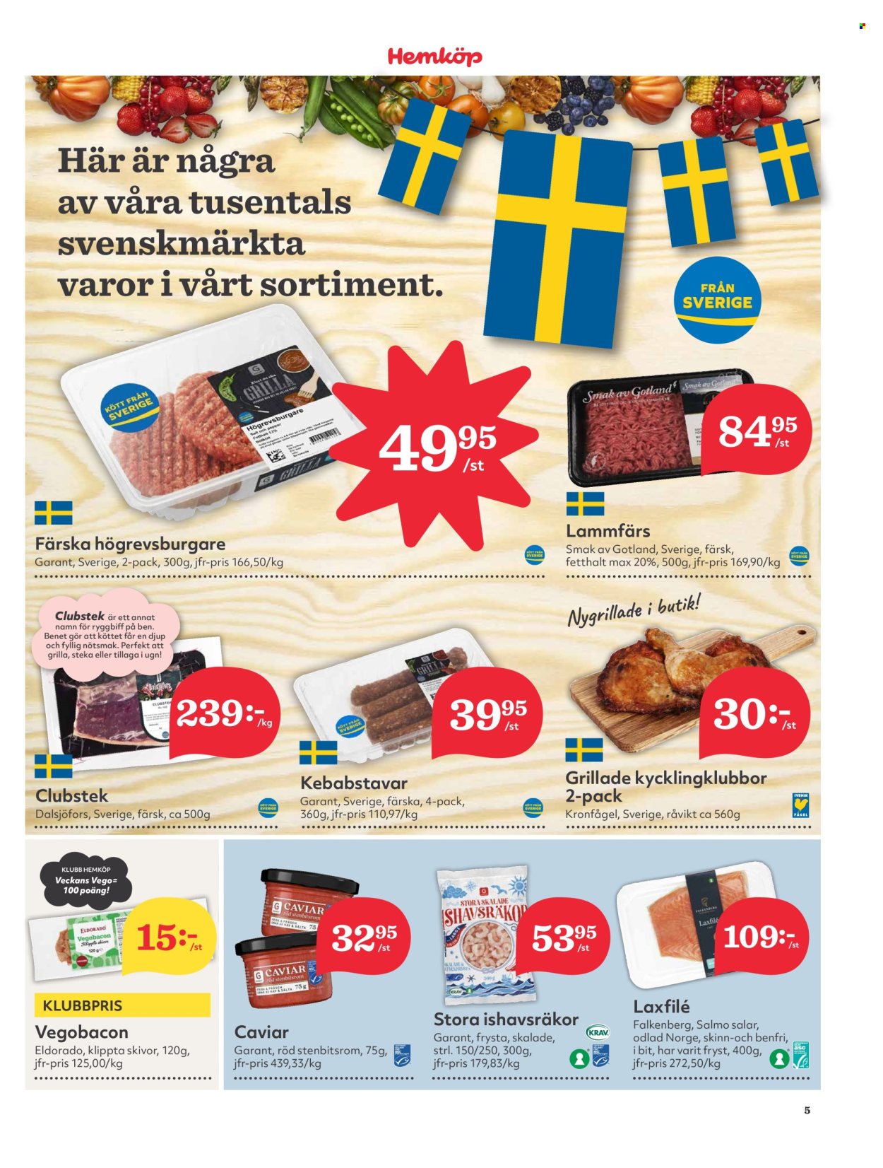 Hemköp reklamblad - 3/6 2024 - 9/6 2024. Sida 5