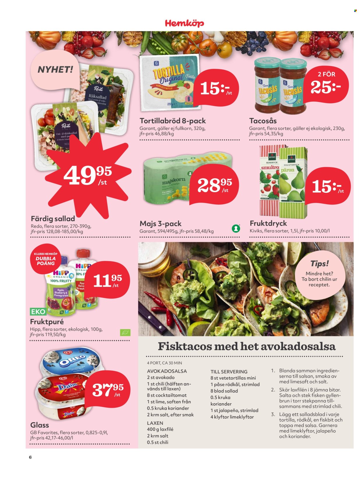 Hemköp reklamblad - 3/6 2024 - 9/6 2024. Sida 6
