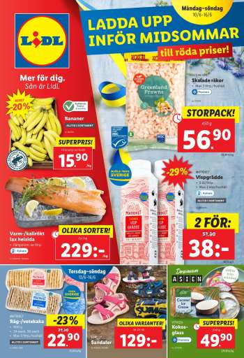 Lidl reklamblad - 10/6 2024 - 16/6 2024.