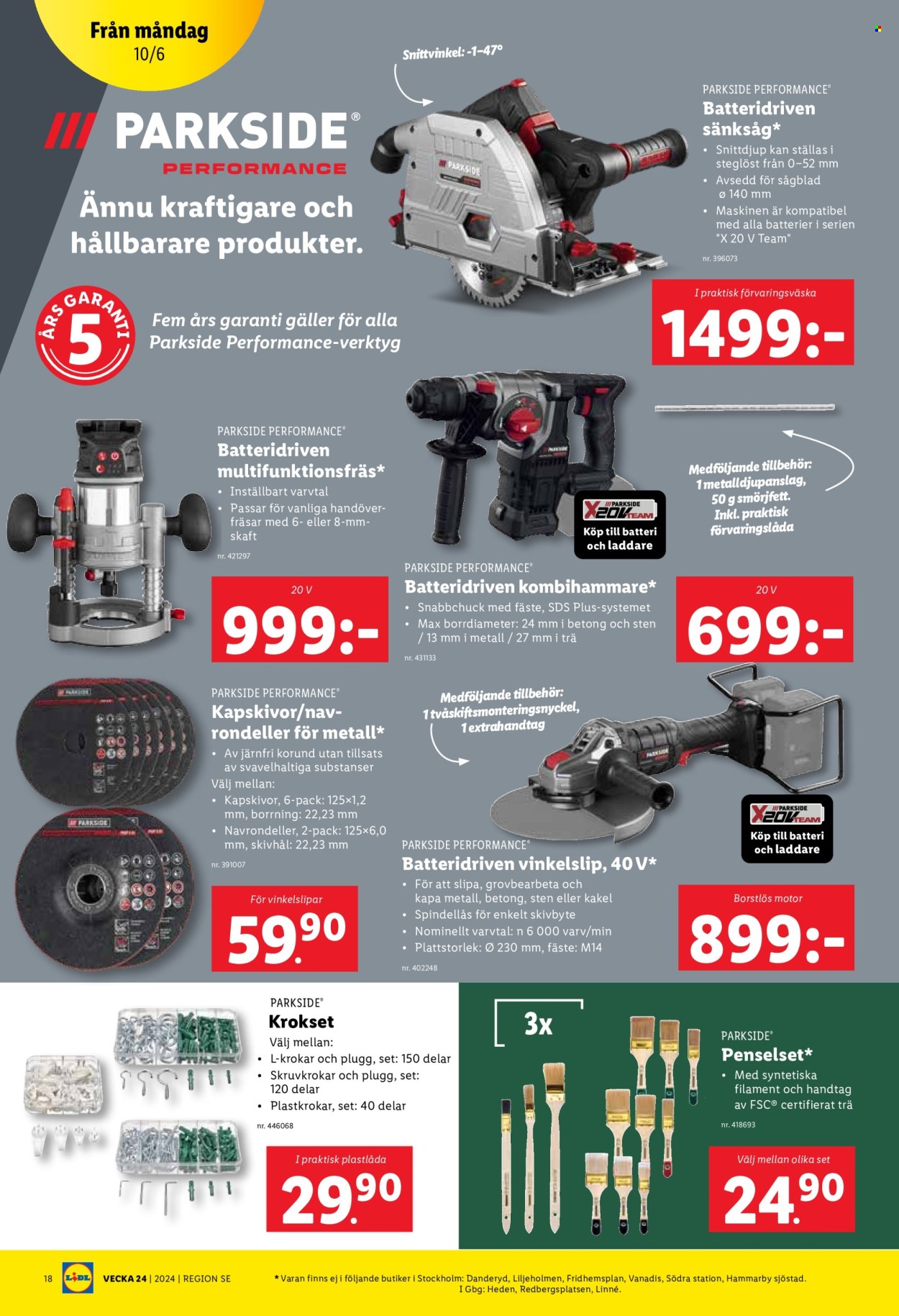 Lidl reklamblad - 10/6 2024 - 16/6 2024. Sida 19