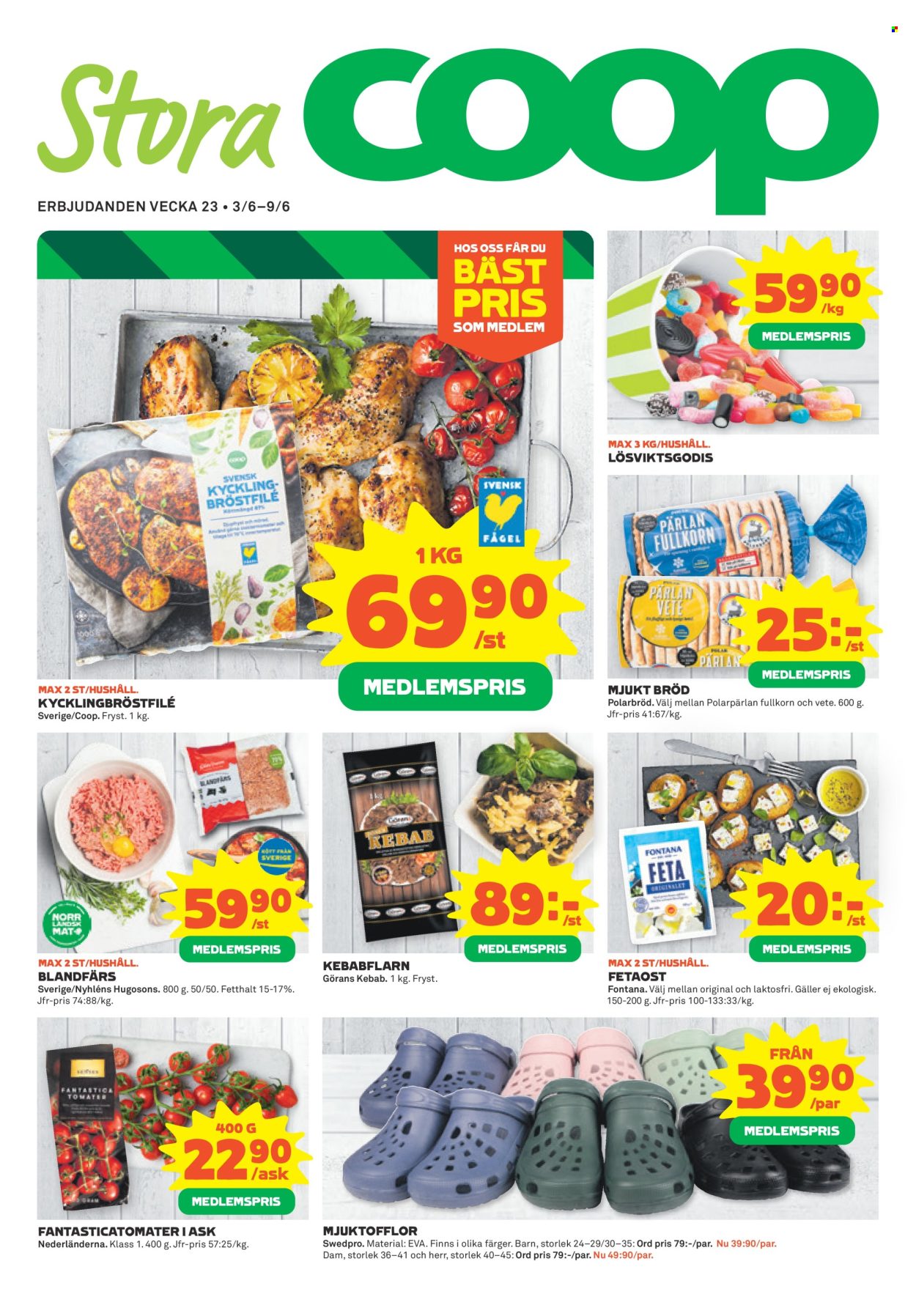 Stora Coop reklamblad - 3/6 2024 - 9/6 2024. Sida 1