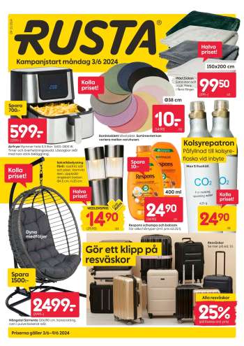 Rusta reklamblad - 3/6 2024 - 9/6 2024.