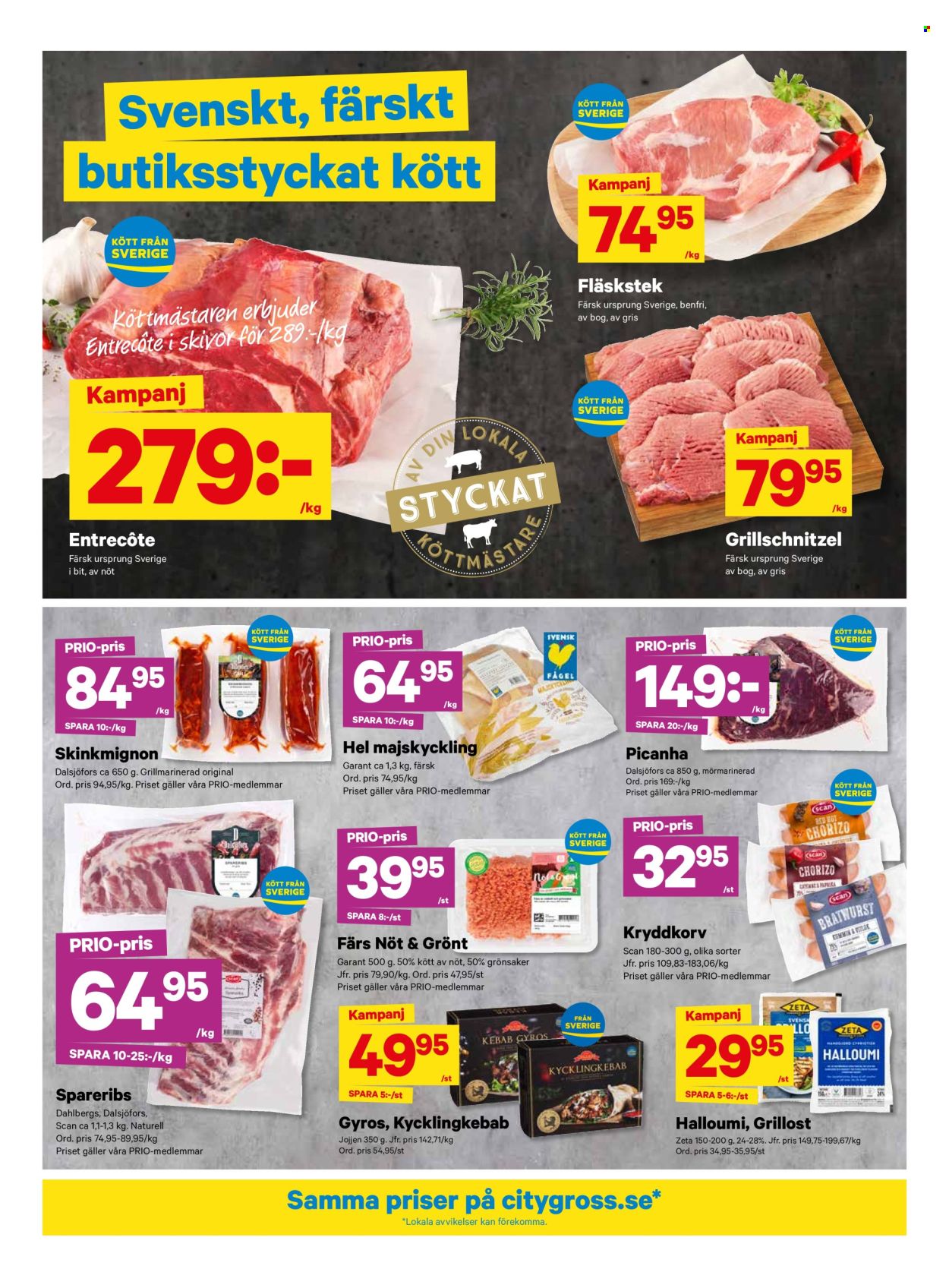 City Gross reklamblad - 3/6 2024 - 9/6 2024. Sida 2