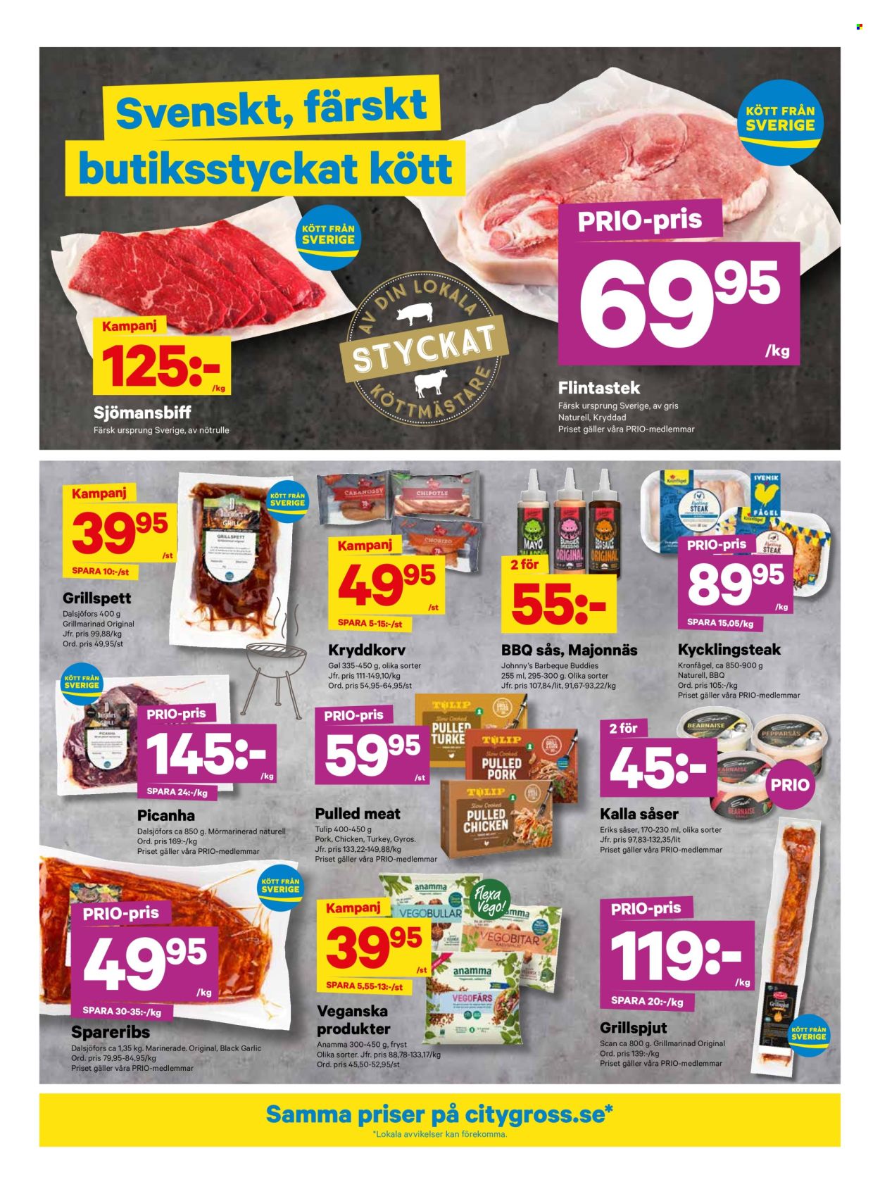 City Gross reklamblad - 3/6 2024 - 9/6 2024. Sida 2