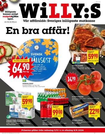 Willys reklamblad - 3/6 2024 - 9/6 2024.