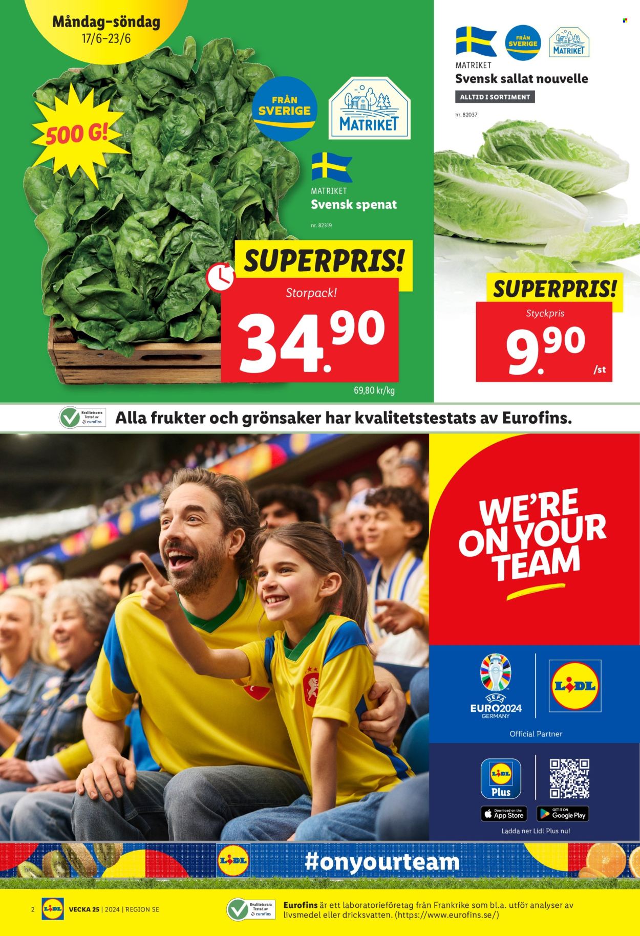 Lidl reklamblad - 17/6 2024 - 23/6 2024. Sida 2