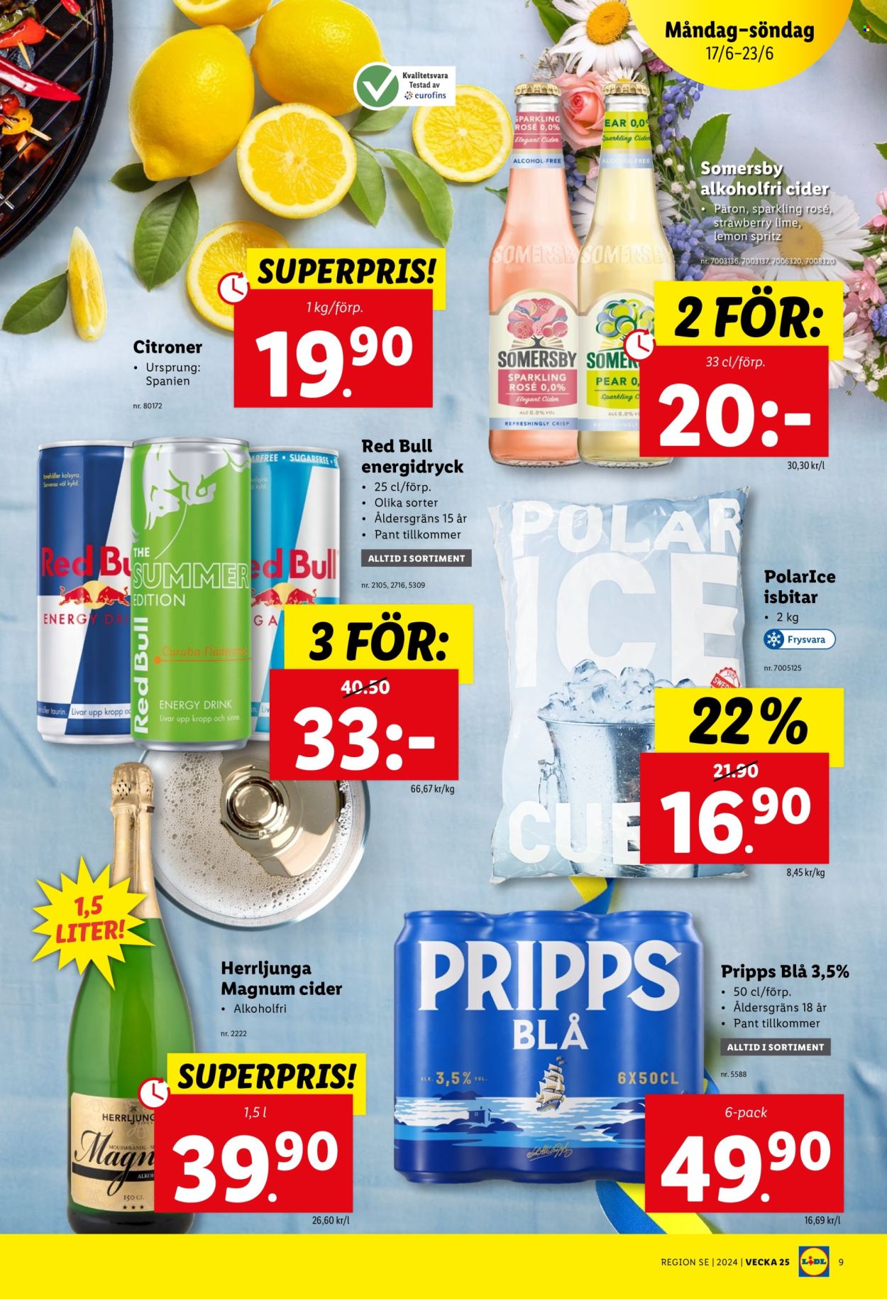 Lidl reklamblad - 17/6 2024 - 23/6 2024. Sida 9