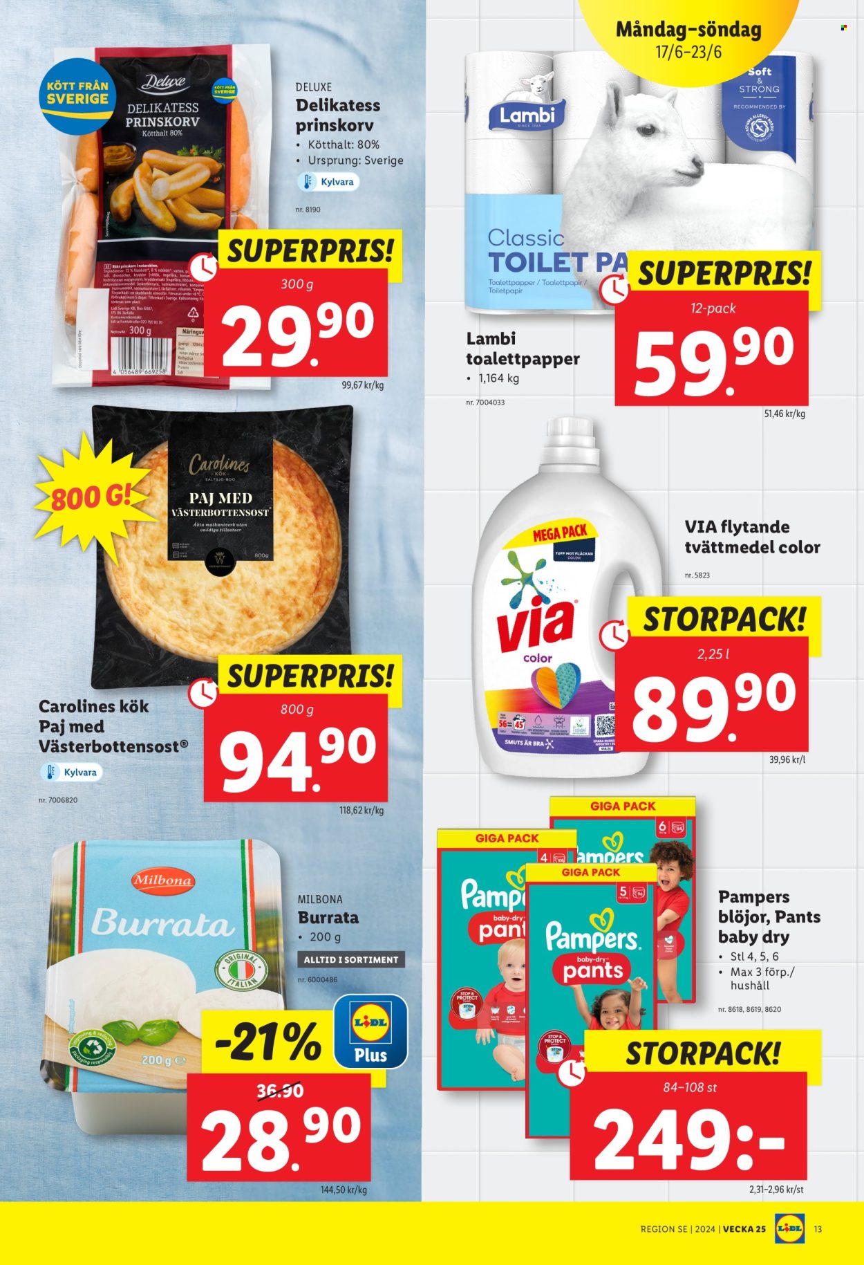Lidl reklamblad - 17/6 2024 - 23/6 2024. Sida 13