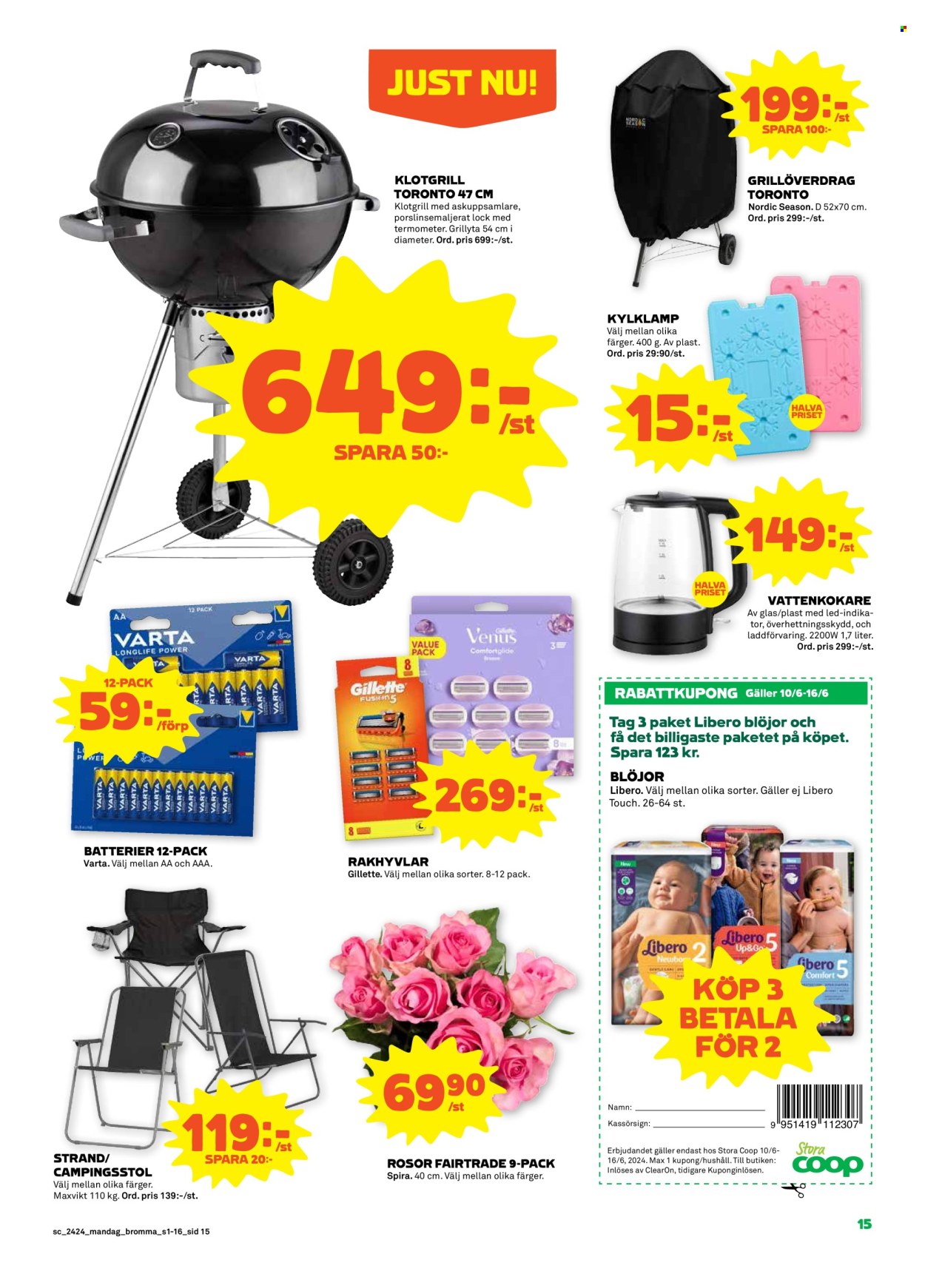 Stora Coop reklamblad - 10/6 2024 - 16/6 2024. Sida 15