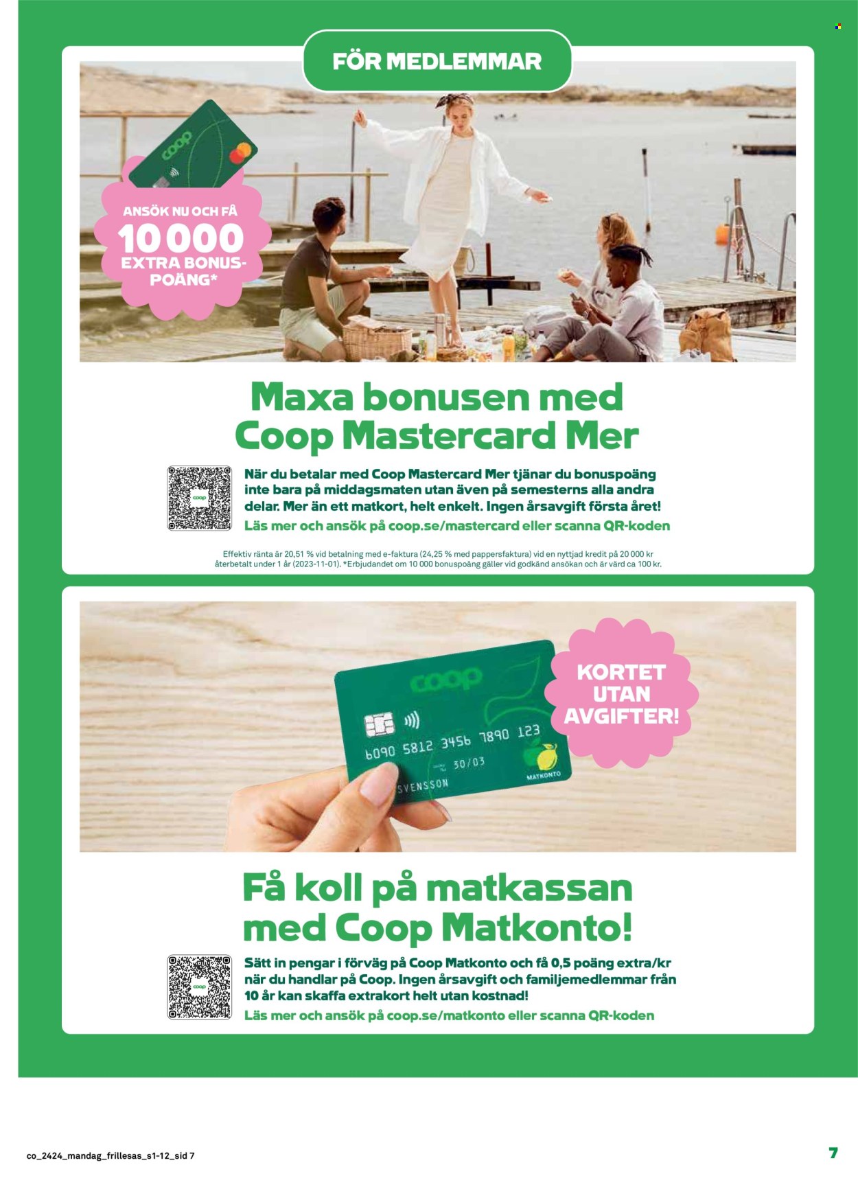 Coop Konsum reklamblad - 10/6 2024 - 16/6 2024. Sida 7