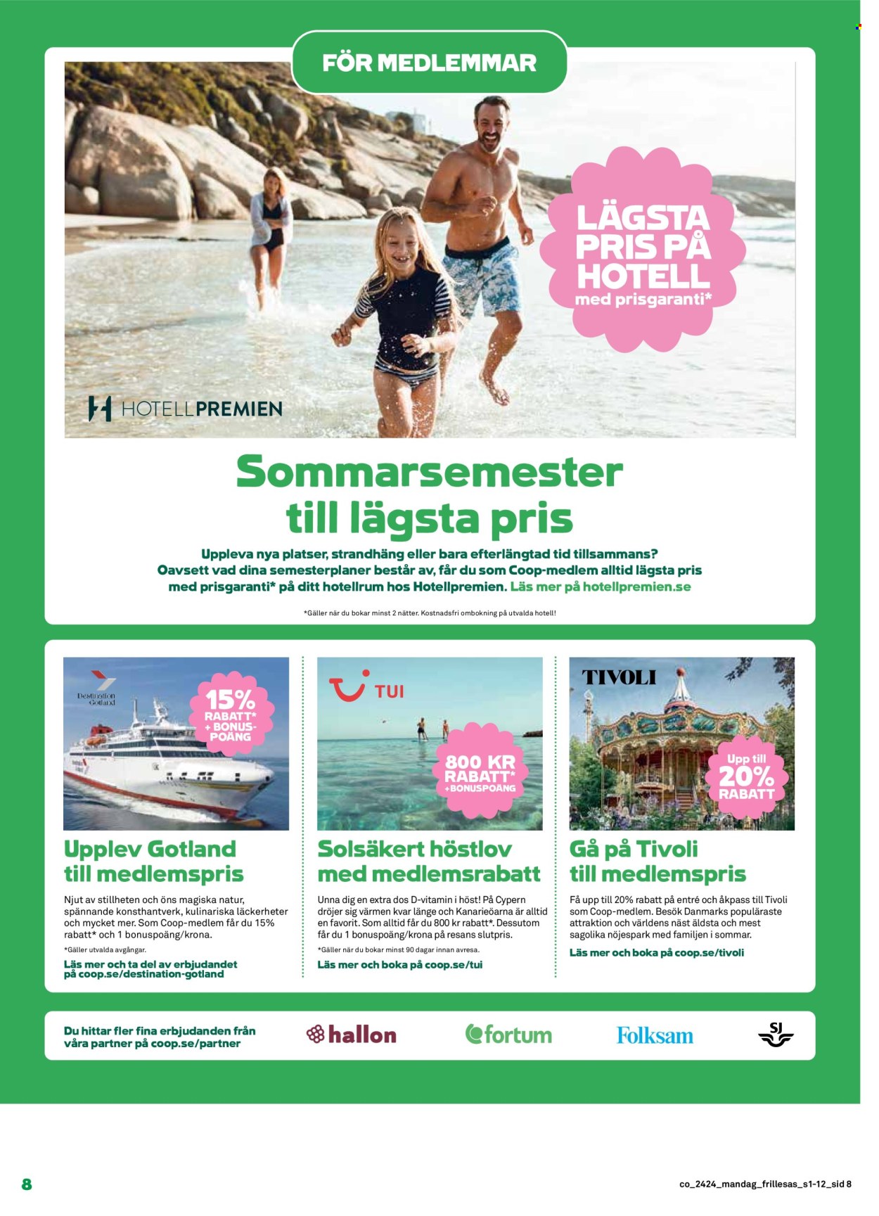Coop Konsum reklamblad - 10/6 2024 - 16/6 2024. Sida 8