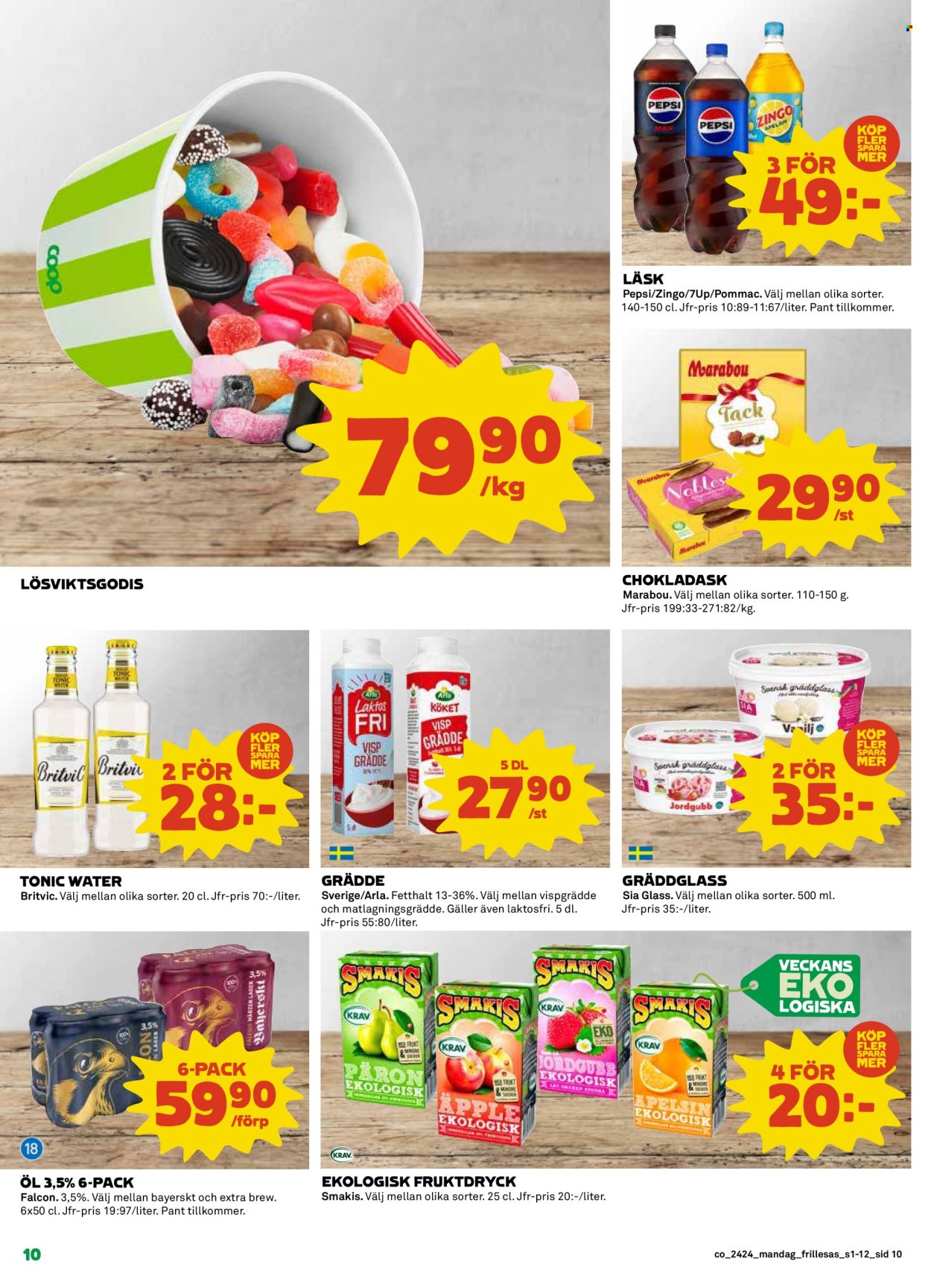 Coop Konsum reklamblad - 10/6 2024 - 16/6 2024. Sida 10