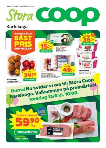 Coop Forum reklamblad - 10/6 2024 - 16/6 2024.