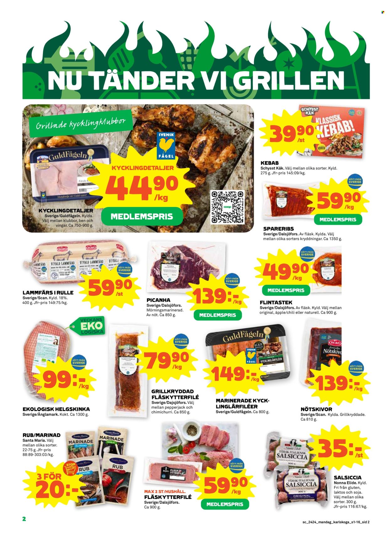 Coop Forum reklamblad - 10/6 2024 - 16/6 2024. Sida 2