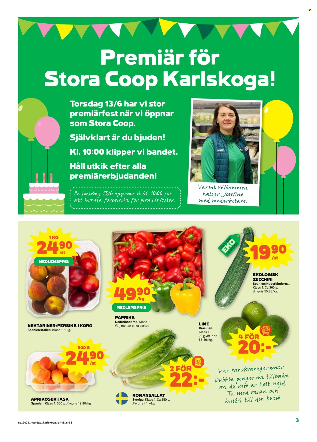 Coop Forum reklamblad - 10/6 2024 - 16/6 2024. Sida 3