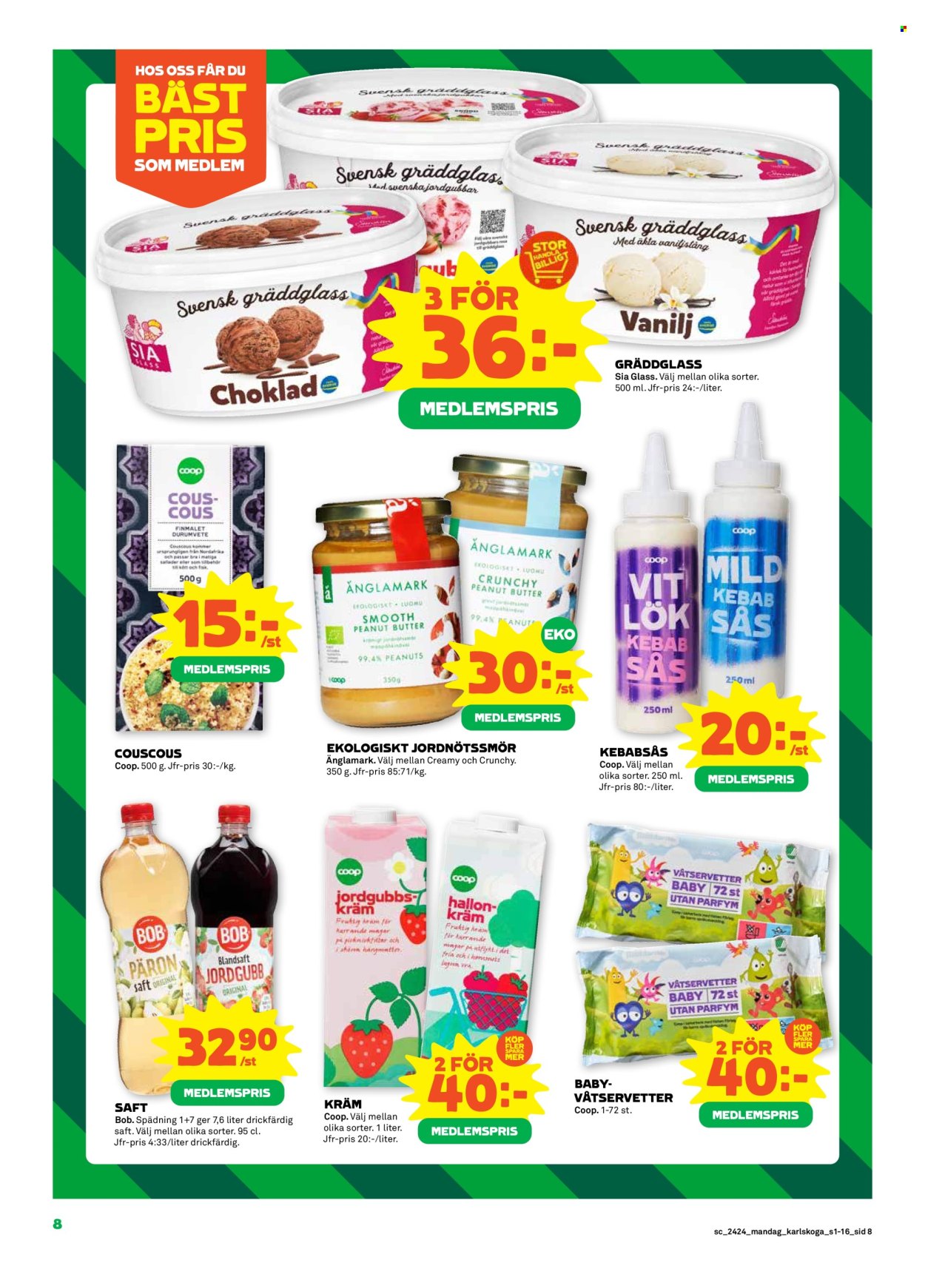 Coop Forum reklamblad - 10/6 2024 - 16/6 2024. Sida 8