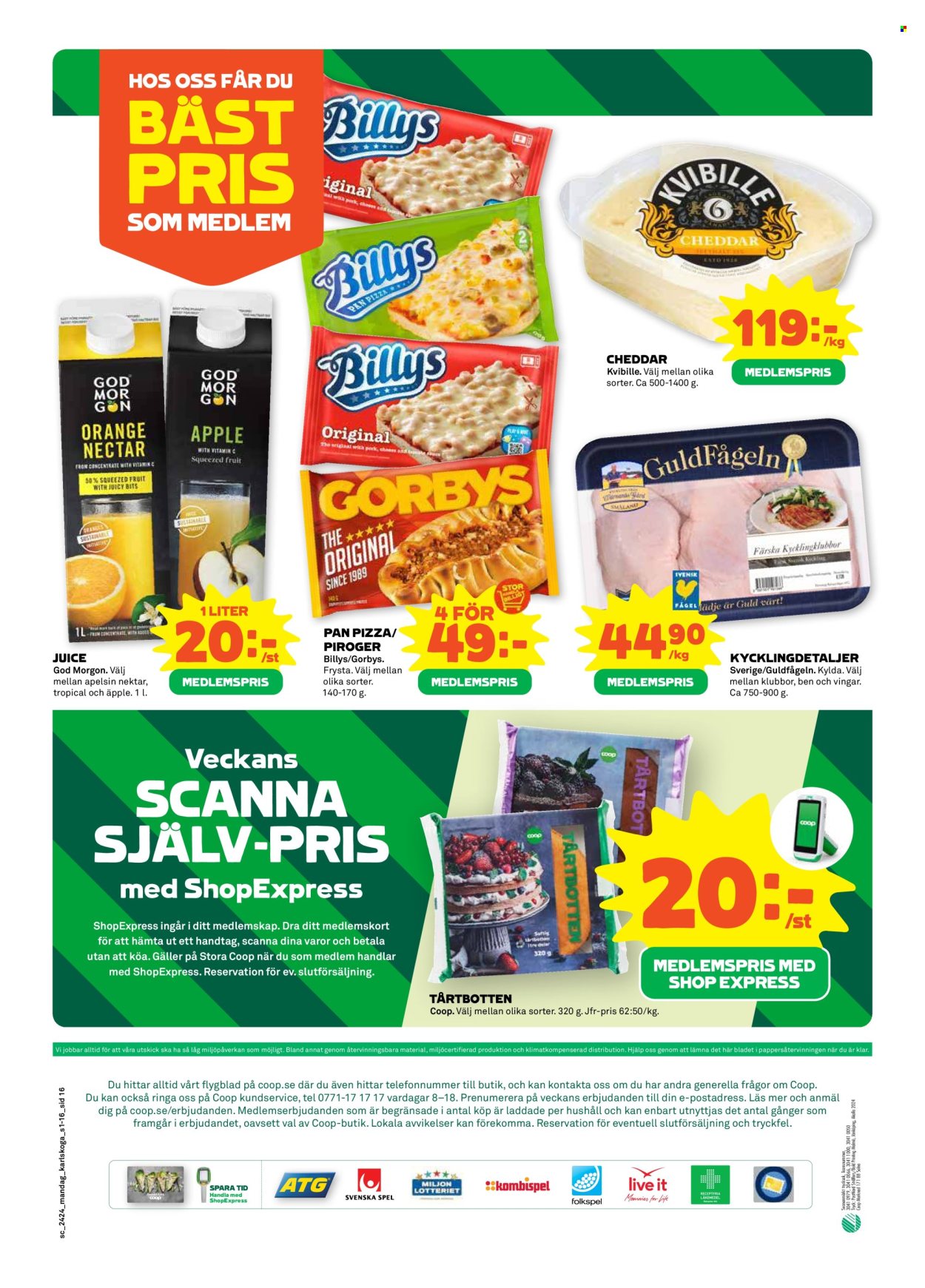Coop Forum reklamblad - 10/6 2024 - 16/6 2024. Sida 16
