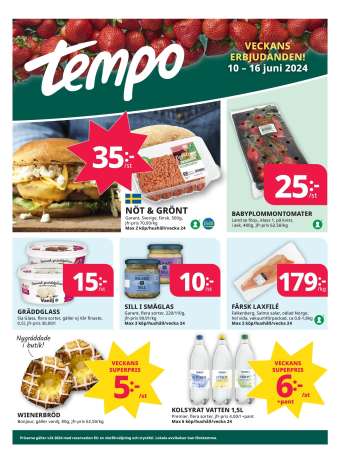 Tempo reklamblad - 10/6 2024 - 16/6 2024.