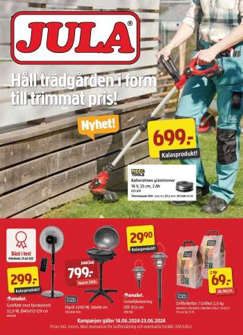 Jula reklamblad - 14/6 2024 - 23/6 2024.