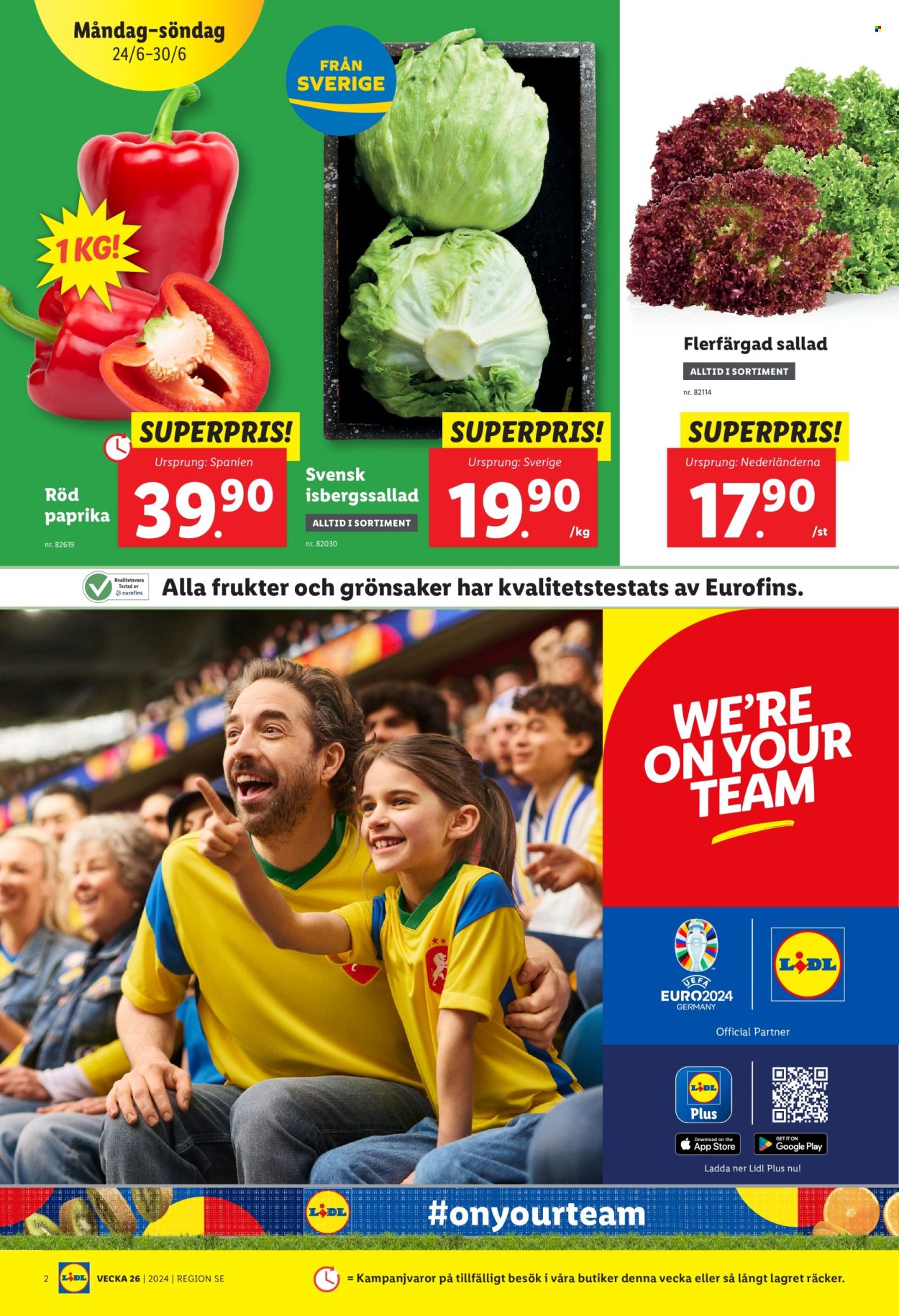 Lidl reklamblad - 24/6 2024 - 30/6 2024. Sida 2