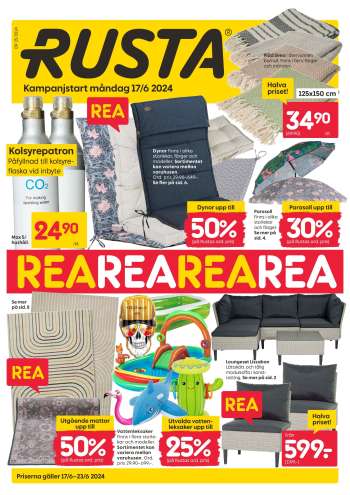 Rusta reklamblad - 17/6 2024 - 23/6 2024.