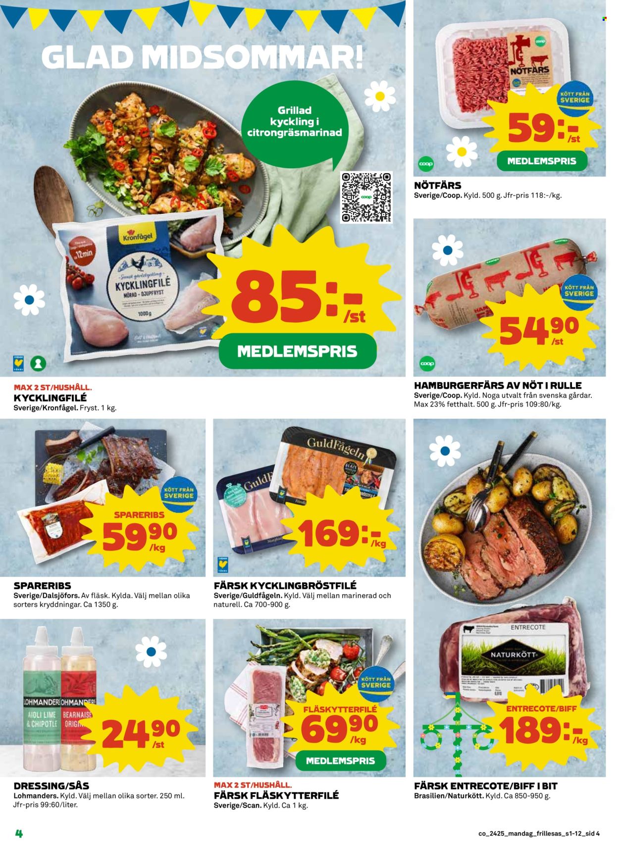 Coop Konsum reklamblad - 17/6 2024 - 23/6 2024. Sida 4