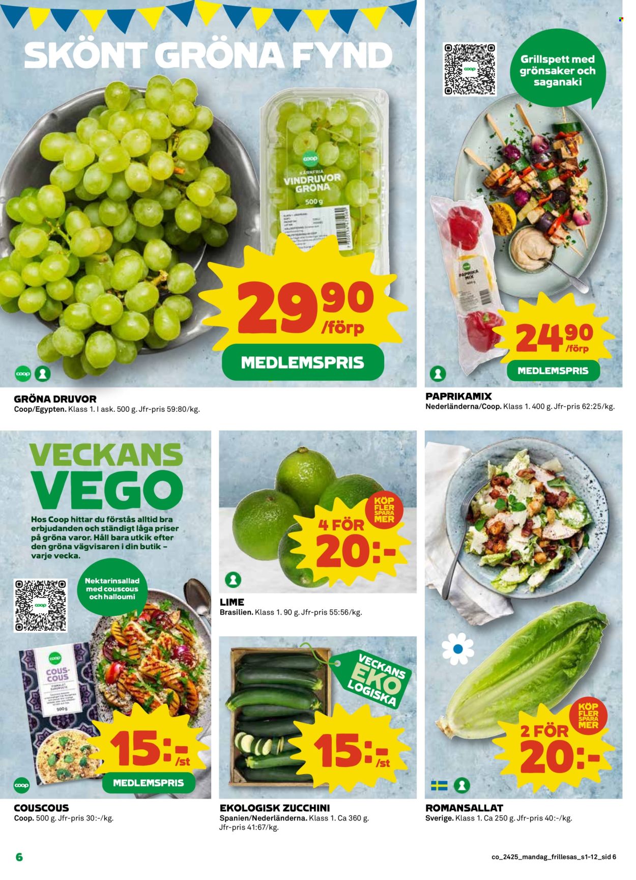 Coop Konsum reklamblad - 17/6 2024 - 23/6 2024. Sida 6