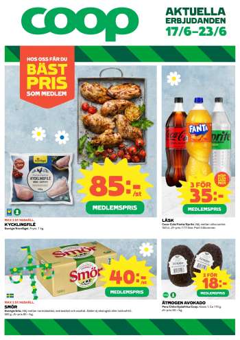 Coop reklamblad - 17/6 2024 - 23/6 2024.