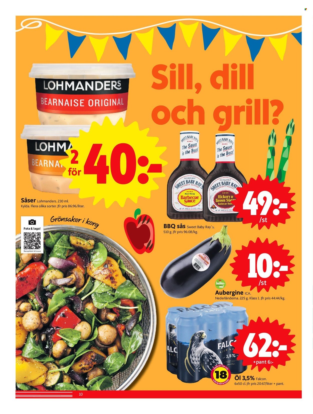 ICA reklamblad - 17/6 2024 - 23/6 2024. Sida 10