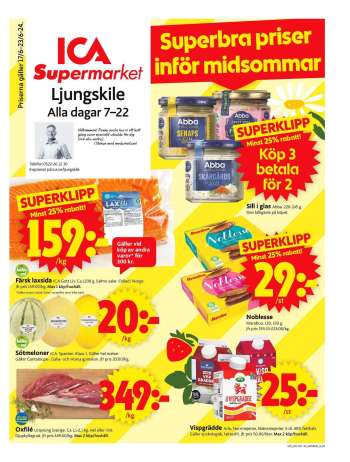 ICA reklamblad - 17/6 2024 - 23/6 2024.
