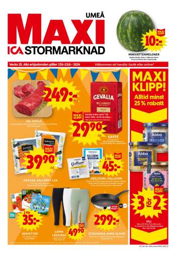 ICA reklamblad - 17/6 2024 - 23/6 2024.