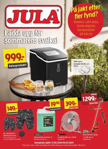 Jula reklamblad - 21/6 2024 - 4/7 2024.