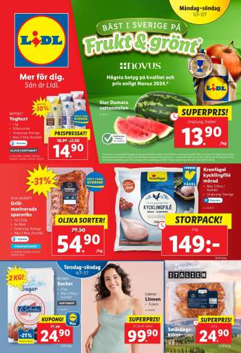 Lidl reklamblad - 1/7 2024 - 7/7 2024.