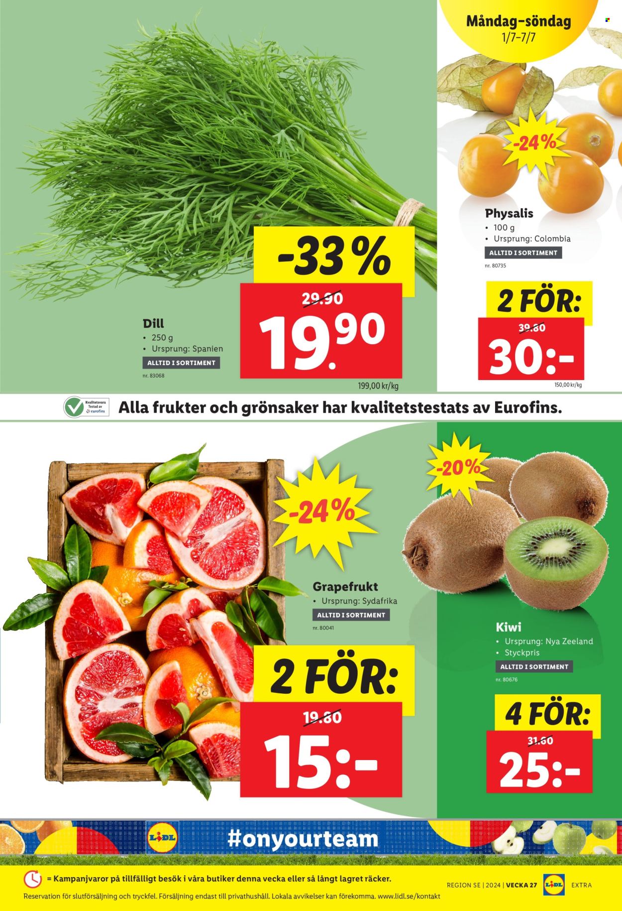 Lidl reklamblad - 1/7 2024 - 7/7 2024. Sida 3