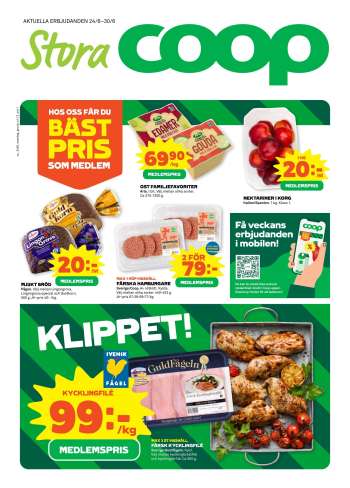 Stora Coop reklamblad - 24/6 2024 - 30/6 2024.