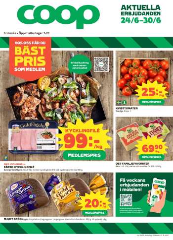 Coop Konsum reklamblad - 24/6 2024 - 30/6 2024.