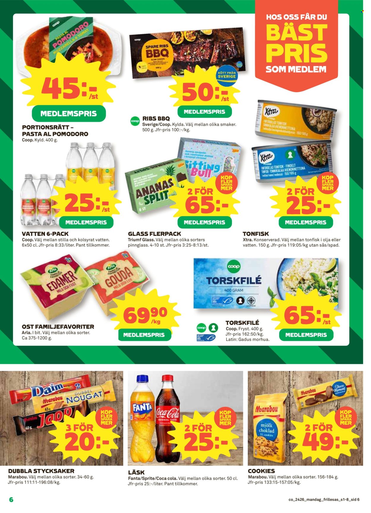 Coop Konsum reklamblad - 24/6 2024 - 30/6 2024. Sida 6